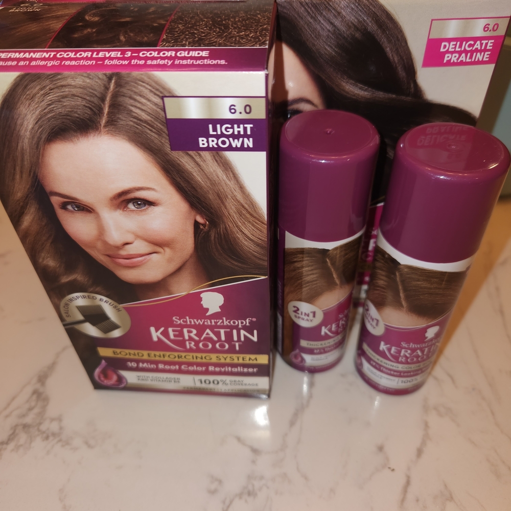 Schwarzkopf Keratin Root Delicate Praline Hair Color